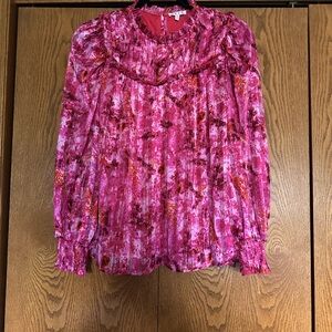 TCEC Vibrant Pink and Red Blouse